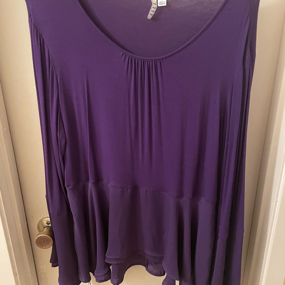 Elle Deep Purple Women's Blouse